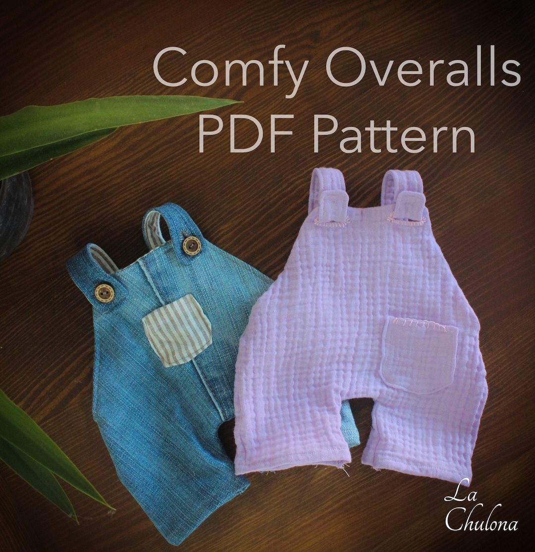 Overalls Plush Pattern Doll Overalls PDF Pattern: Easy Sewing Tutorial for 13-inch Dolls - Etsy
