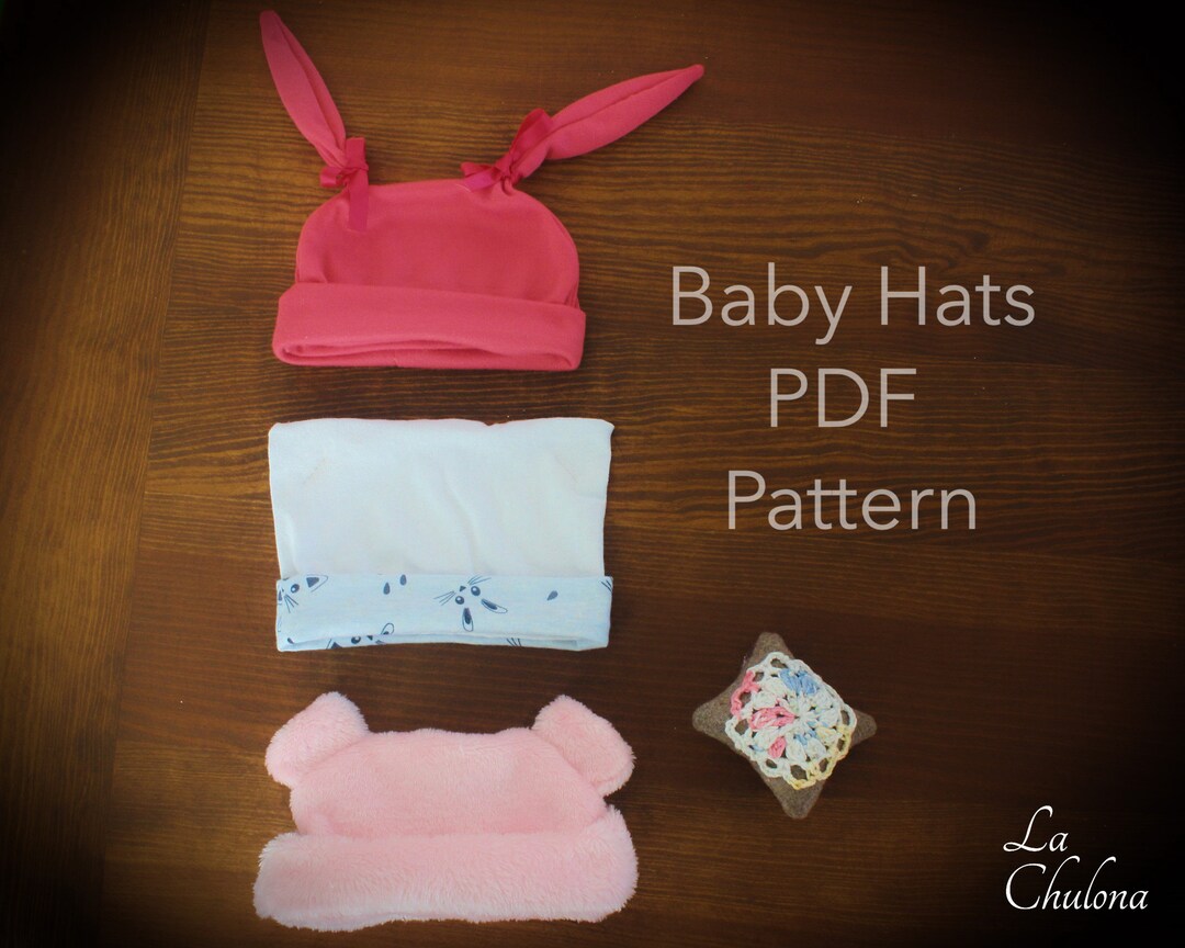 Baby Doll Hat Pattern Doll Clothes Pattern, Pdf Pattern, Sewing