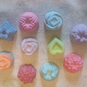Flowers sidewalk chalk for party favors, gifts, etc set of 10 large pieces
