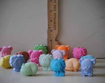 Zoo safari animals sidewalk chalk 15 pieces