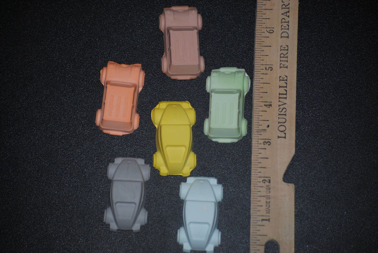 Set of 6 Race Car sidewalk chalk