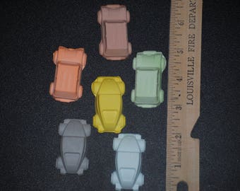 Set of 6 Race Car sidewalk chalk