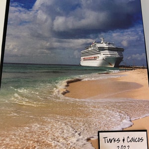 Álbum de fotos de vacaciones en crucero, Álbum de fotos de vacaciones de verano, Álbum de fotos de 4 x 6, Playa caribeña, Viaje, Fotos de crucero, Crucero, Playa tropical