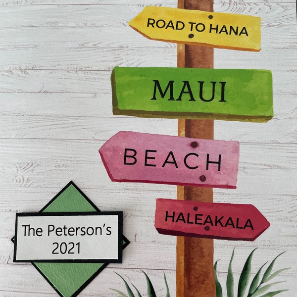 Hawaii Vacation Photo Book, Maui, Big Island, Oahu, Kauai, Vacation Photo Album, 4 x 6 Photo Album, Islands, Hawaiian Islands, Cruise