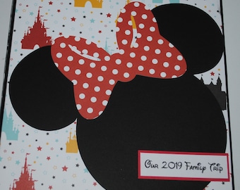 Disney Photo Album, Photo Book, Disney Trip Photos, 1st trip to Disney, Mickey Mouse, Minnie Mouse, 4x6 Photos
