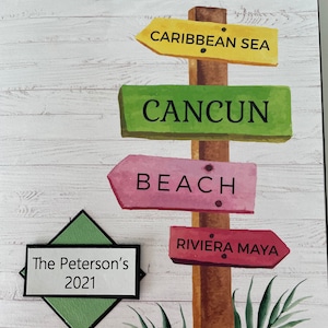 Álbum de fotos de vacaciones en Cancún, Álbum de fotos de vacaciones de verano, Álbum de fotos 4x6, Playa del Caribe, Riviera Maya, Vacaciones en la playa, Crucero