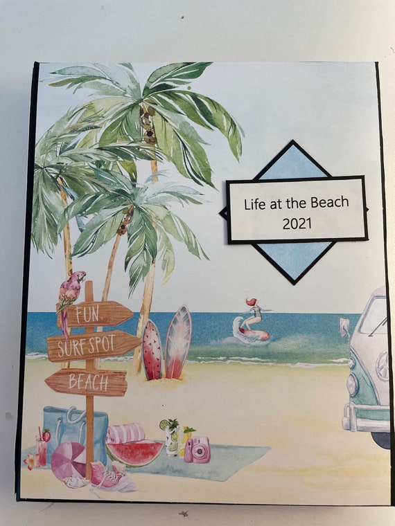 Beach Photo Album, Summer Photo Book, 4x6 Photo Albums, 5x7 Photo
