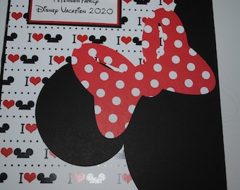 Disney Photo Album, Photo Book,, Love Disney Photo Book, 4x6 Photo Album, Disney Trip Photos