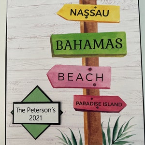 Álbum de fotos de vacaciones en Bahamas, Álbum de fotos de vacaciones de verano, Álbum de fotos de 10 x 15 cm, Playa caribeña, Nasáu, Bahamas, Vacaciones en la playa, Fotos de cruceros