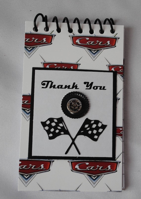 Cars Party Favor Notebooks Set of 4 Etsy