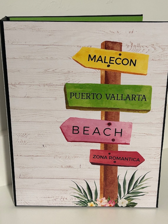 Livre Photo Vintage Des Années 80 – Souvenir De Voyage De Puerto Vallarta, Mexique