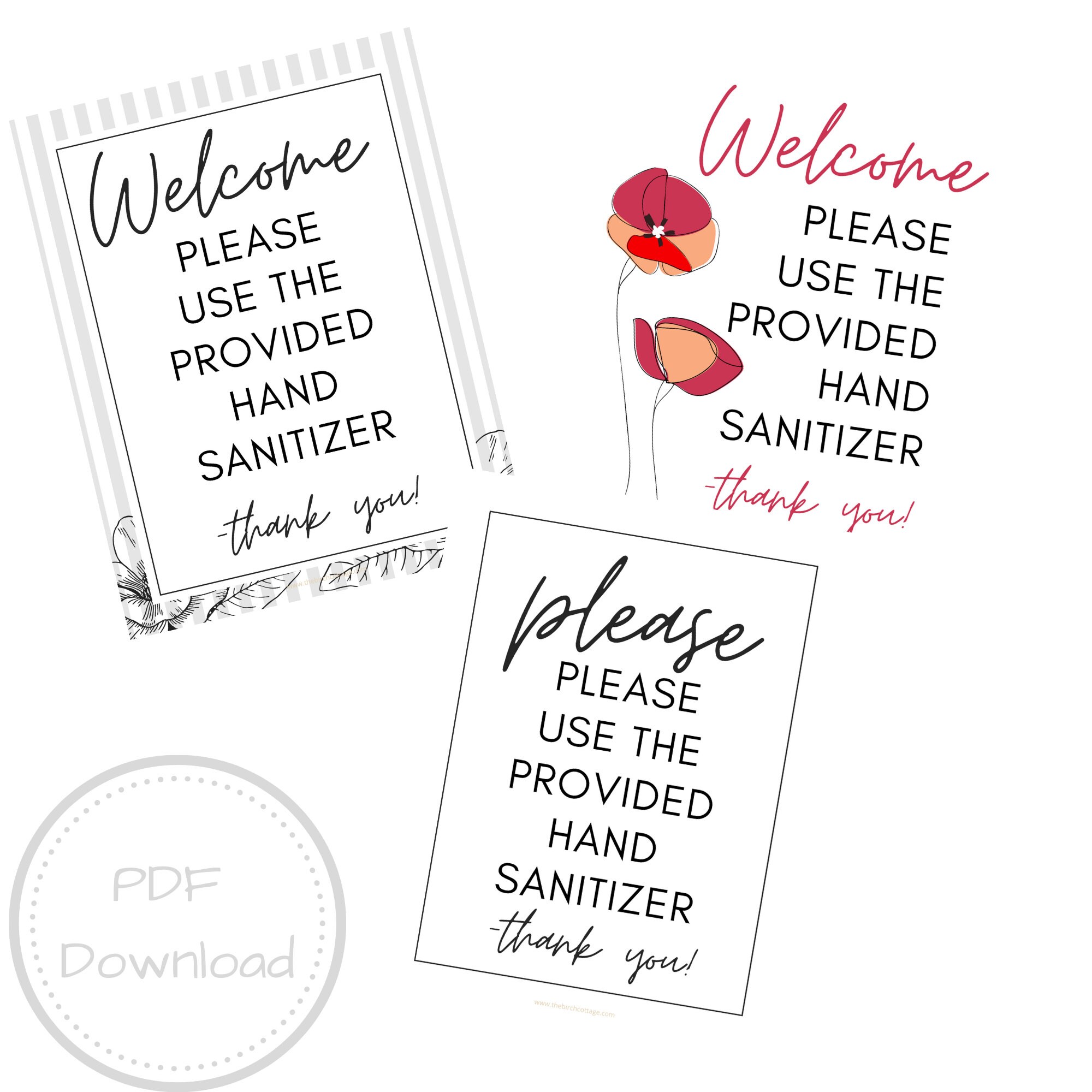 please sanitize your hands printable wall art for home etsy