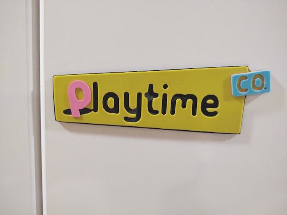 8 Poppy Playtime Co Door Sign Wall Logo 