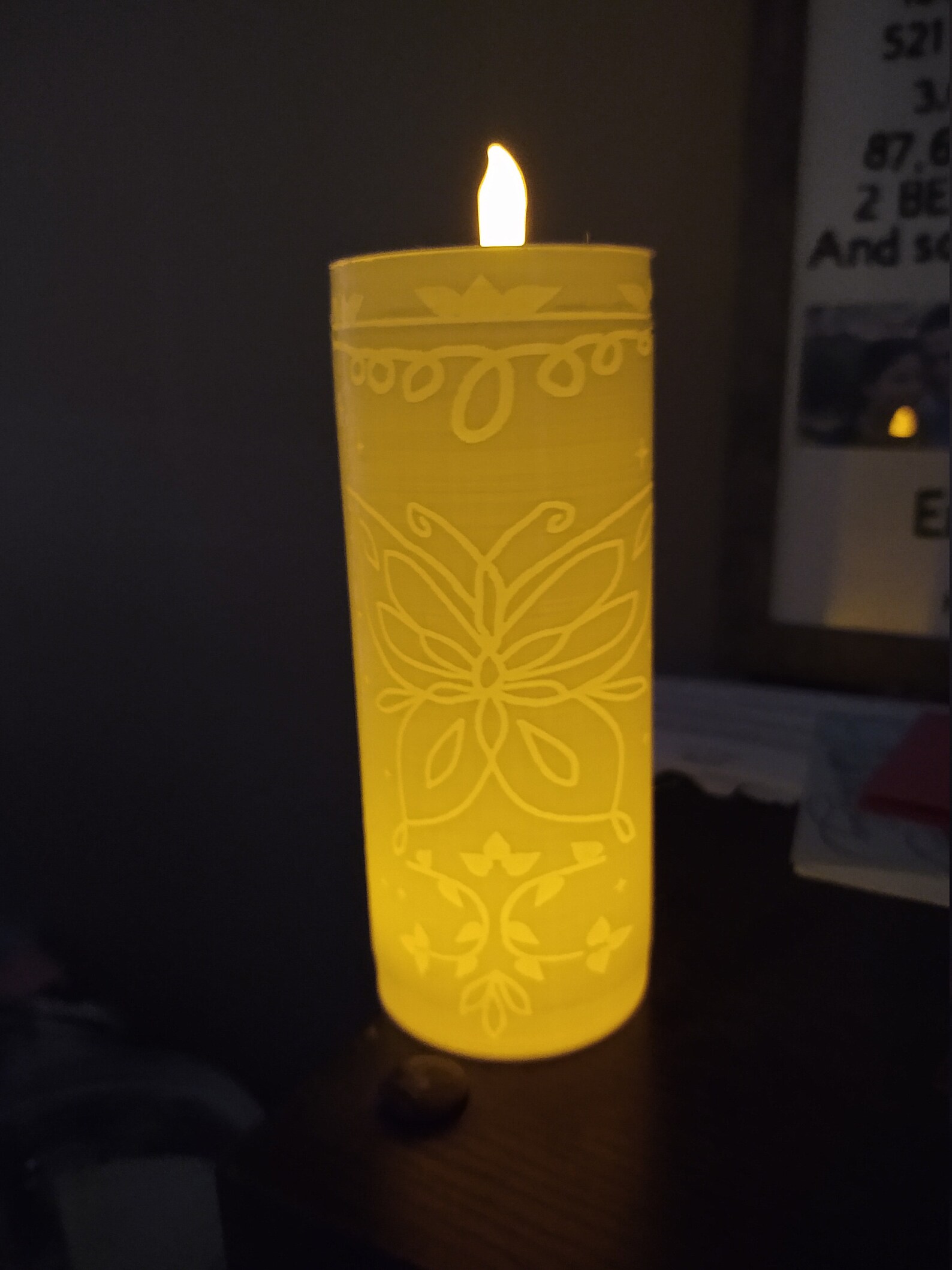 Encanto Party Miracle Candle Replica Inside Lights up and Top Etsy UK