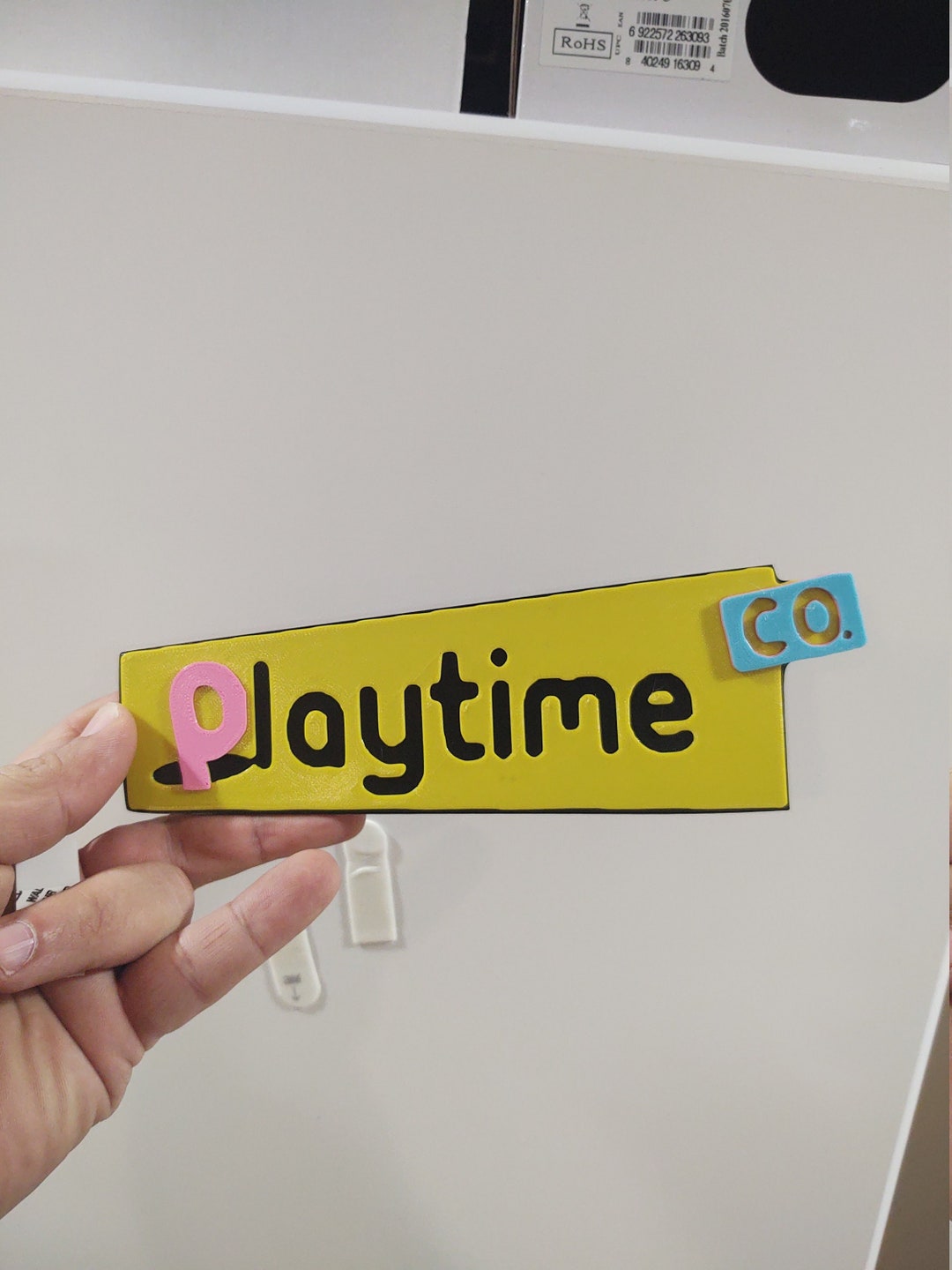 8 Poppy Playtime Co Door Sign Wall Logo 