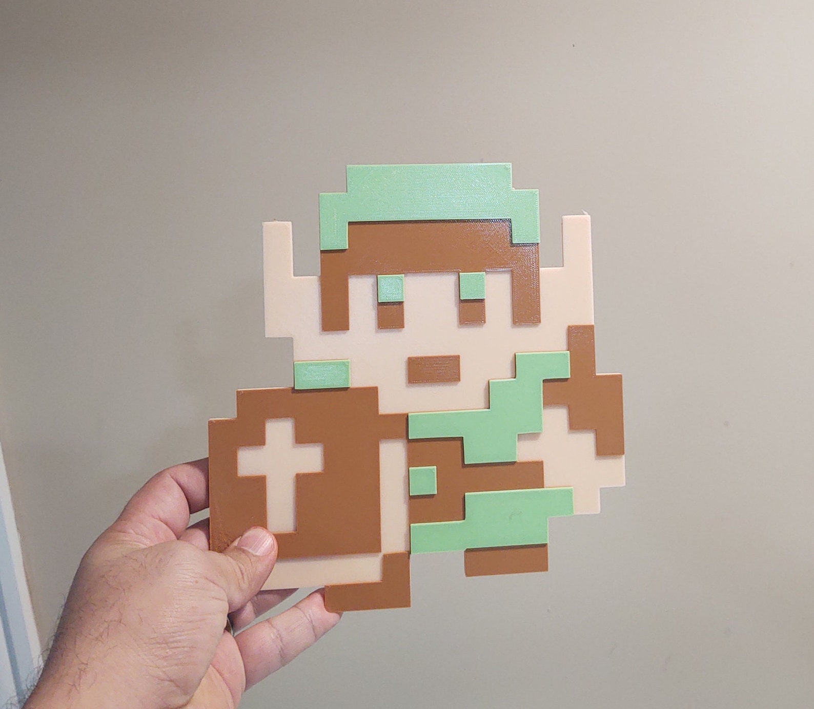 8-bit Link Legend of Zelda NES Pixel Art Sprite Wall Decoration Game ...