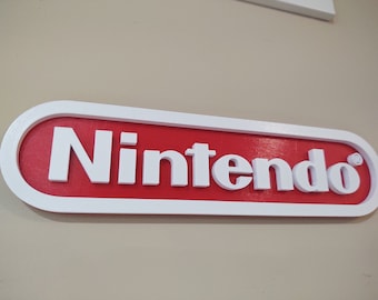 Nintendo Logo Etsy