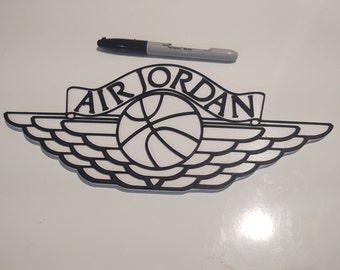 Logo Air Jordan per la decorazione della camera da letto della stanza delle sneakerhead sneaker della stanza