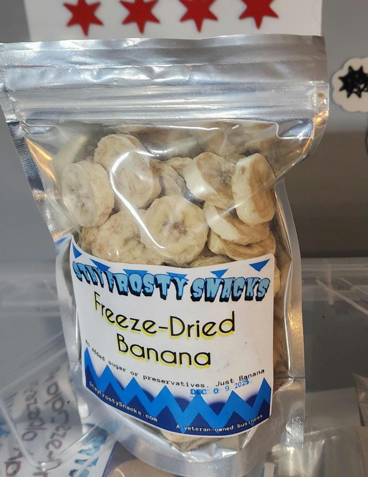 Freeze Dried Banana Slices Crunchy Dried Fruit Super Sweet Concentrated ...