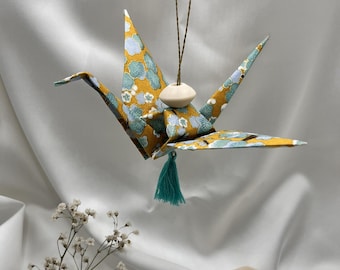 Origami crane pendant light, poetic decoration