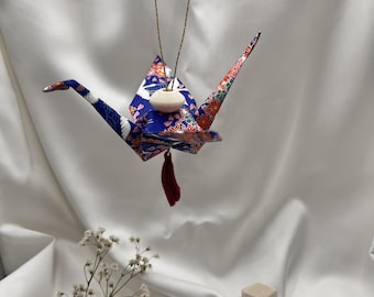 Origami crane pendant light, poetic decoration