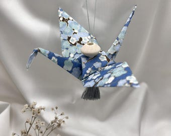 Origami crane pendant light, poetic decoration
