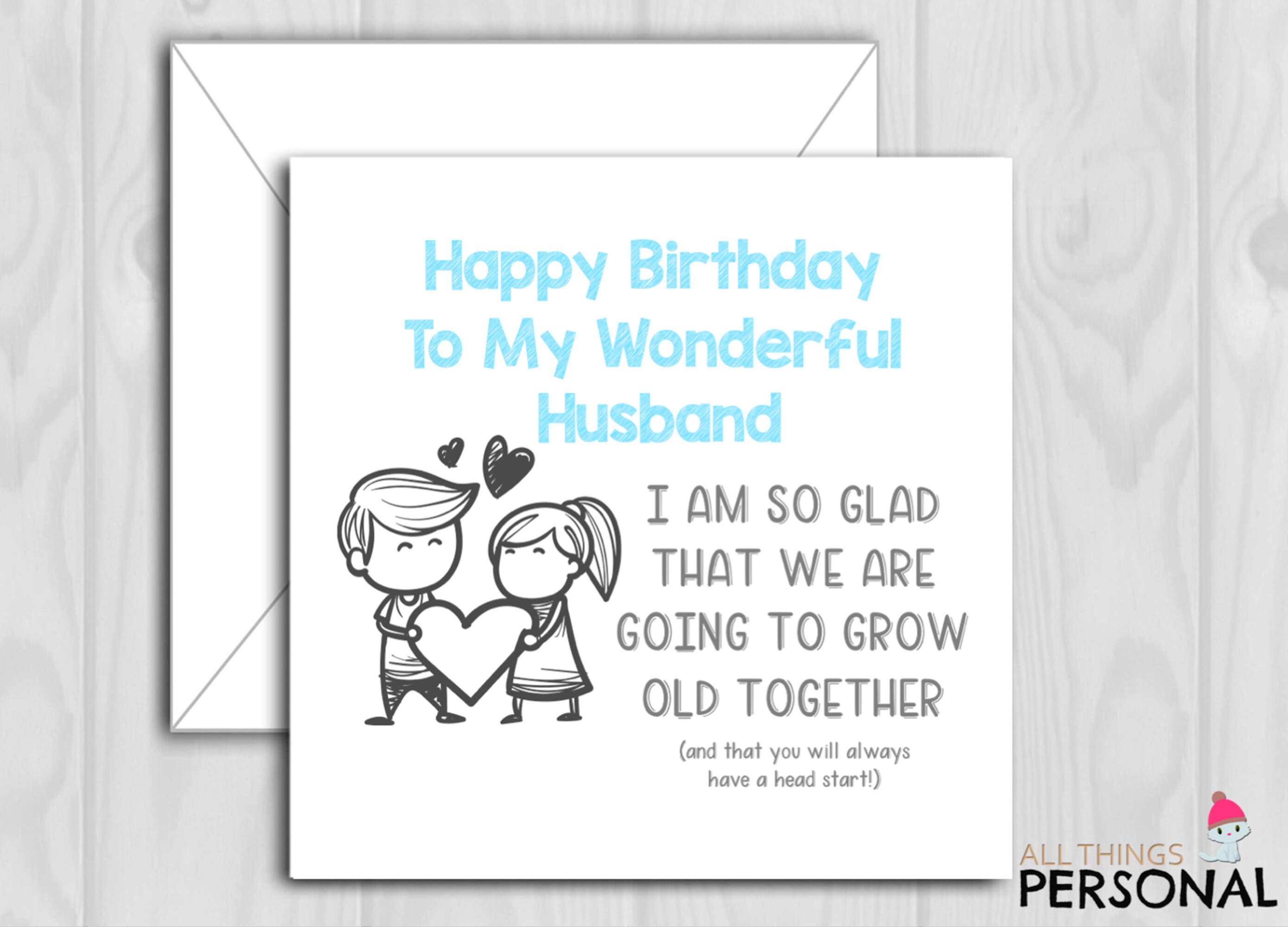 ACHICGIRL Funny Birthday Card For Husband, Humor - View #5
