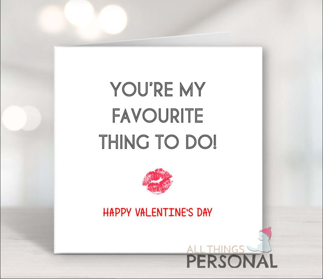 Funny Valentines Day Card for Husband Wife Boyfriend Girlfriend Parter ...