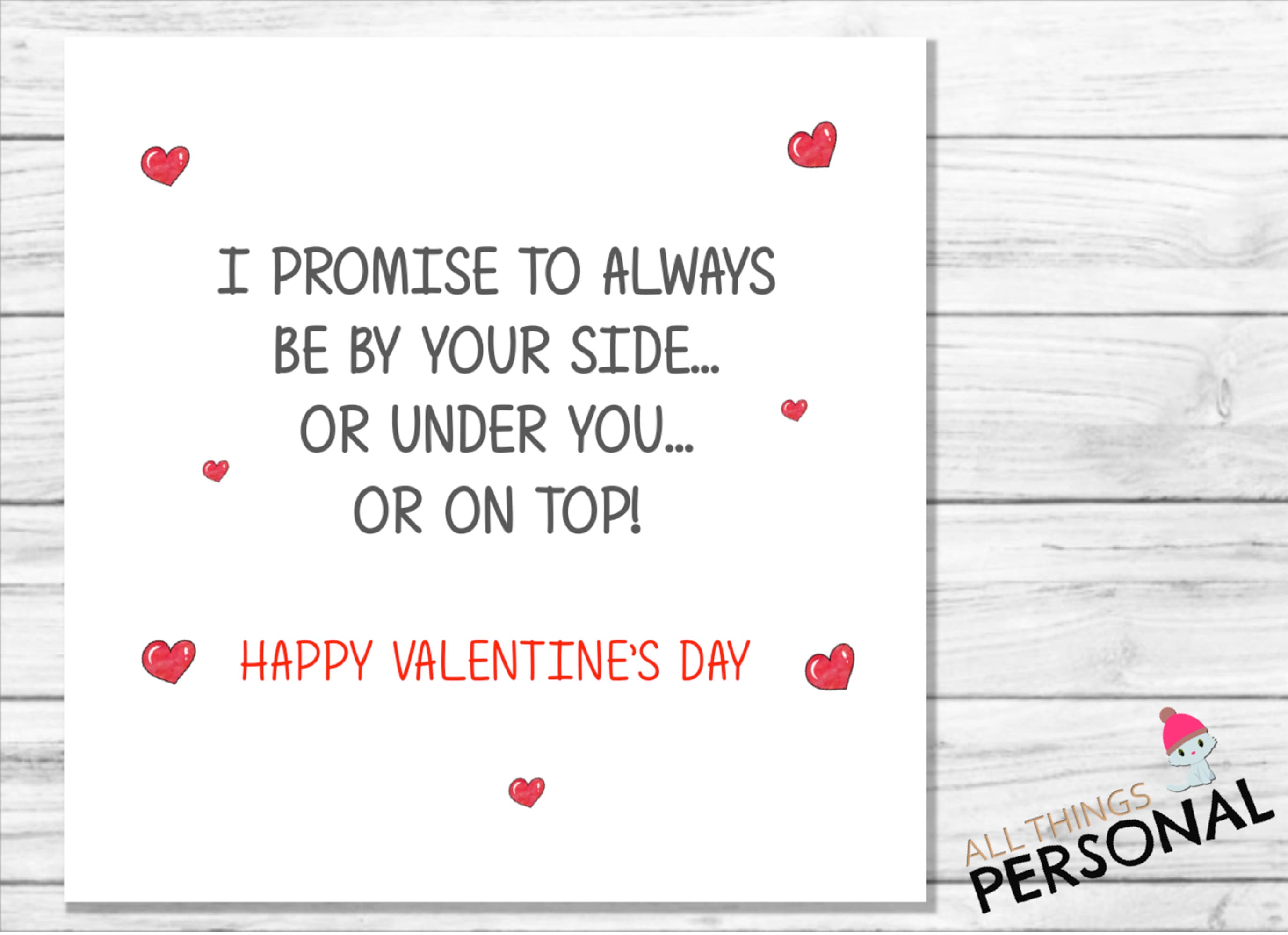 Funny Valentines Day Card for Husband Wife Boyfriend Girlfriend Parter ...