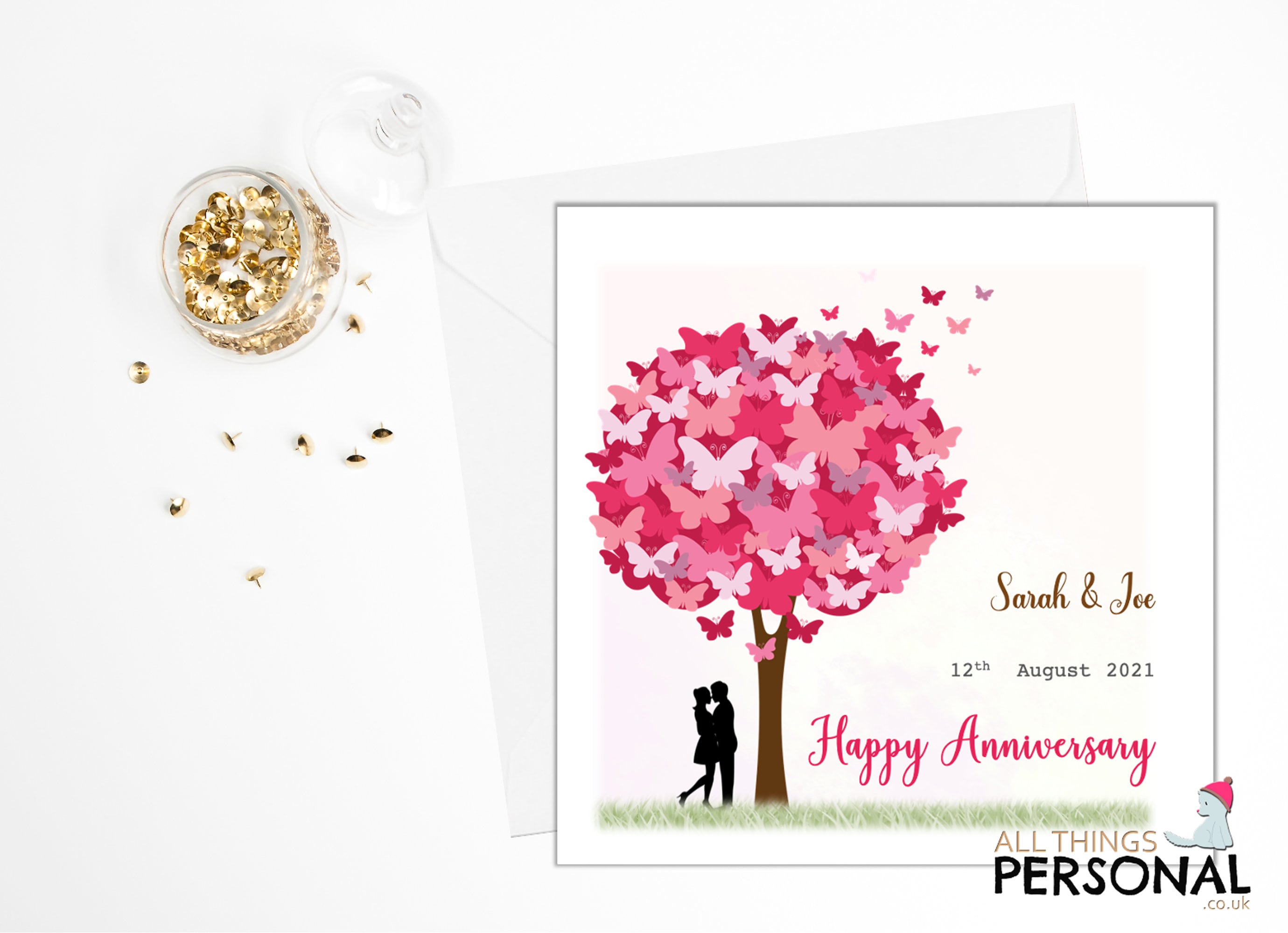 Personalised Anniversary Card for Husband Wife Boyfriend - Etsy