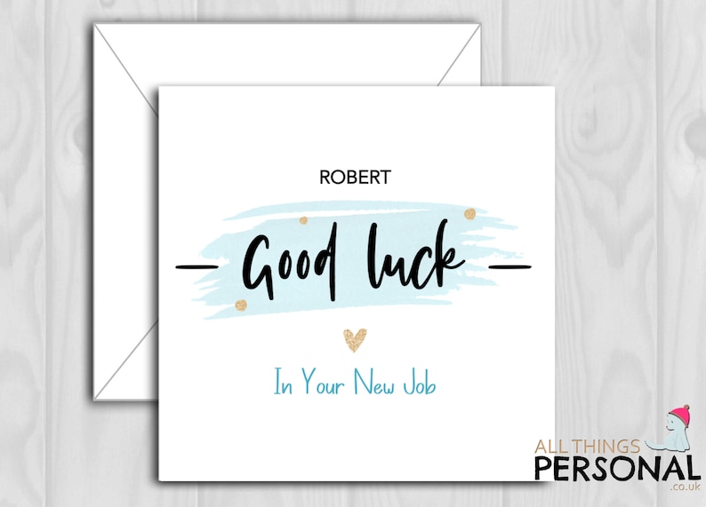 Good Luck in Your New Job Card - Congratulations on Your New Job, Well ...