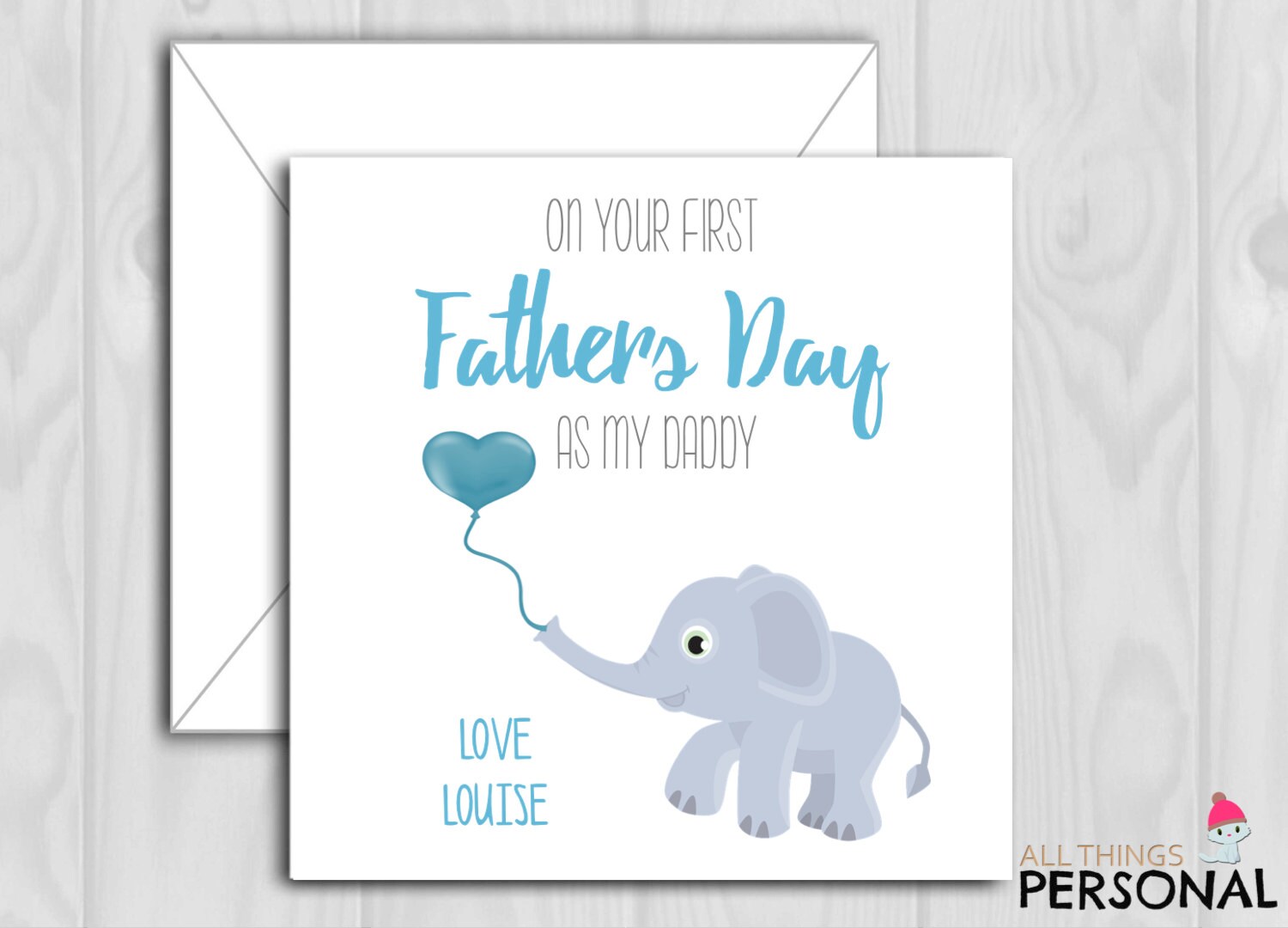 Personalised First Fathers Day Card 1st Father's Day | Etsy