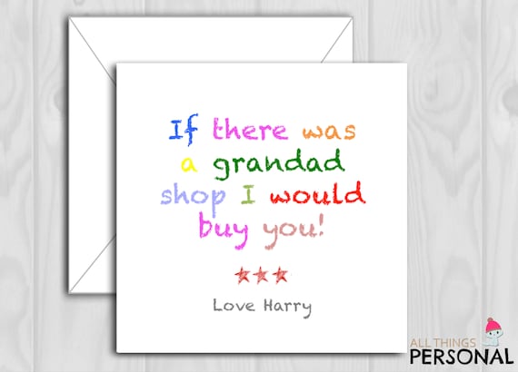 fathers day grandad card