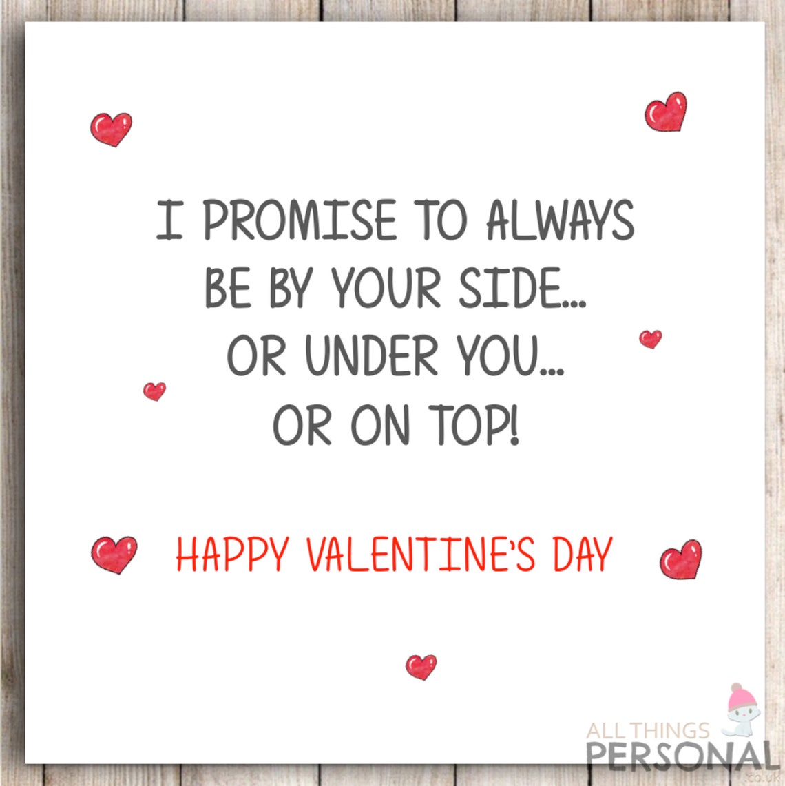 Funny Valentines Day Card for Husband Wife Boyfriend Girlfriend Parter ...