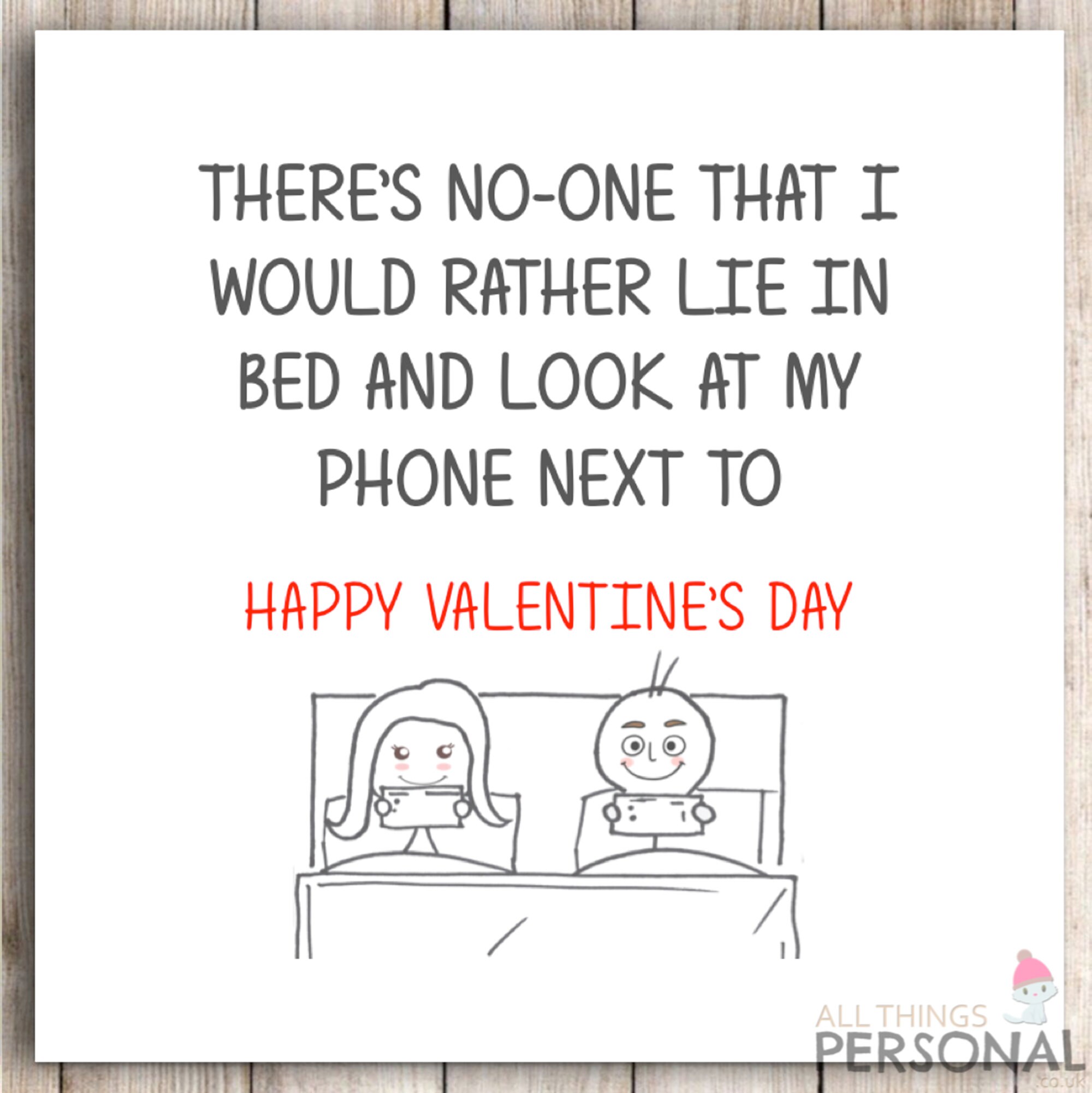 Funny Valentines Day Card for Husband Wife Boyfriend Girlfriend Parter ...