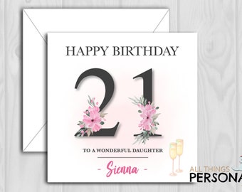 Personalised Female Typewriter Birthday Card Daughter Friend Sister Auntie Personalised Female Typewriter Birthday Card Daughter Friend Sister Auntie