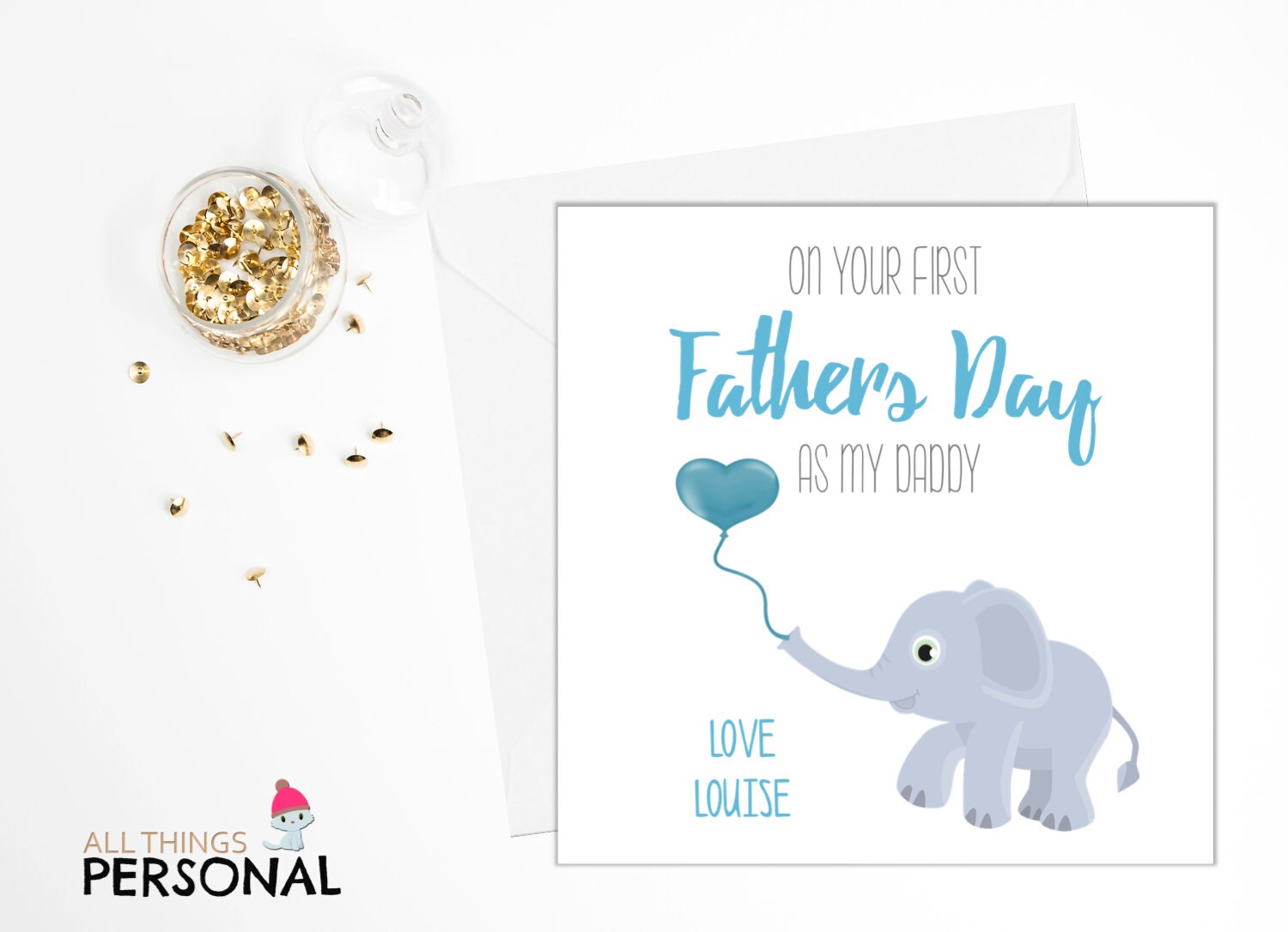 Personalised First Fathers Day Card 1st Father's Day | Etsy