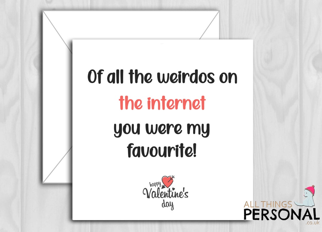 Funny Valentines Day Card for Husband Wife Boyfriend Girlfriend Parter ...