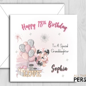 Tarjeta De Cumpleaños Para Mamá Hija Hermana amigo nieta personalizado de 3 Tamaños