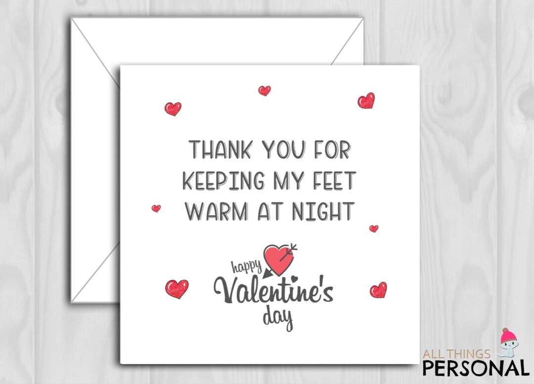 Funny Valentines Day Card for Husband Wife Boyfriend Girlfriend Parter ...