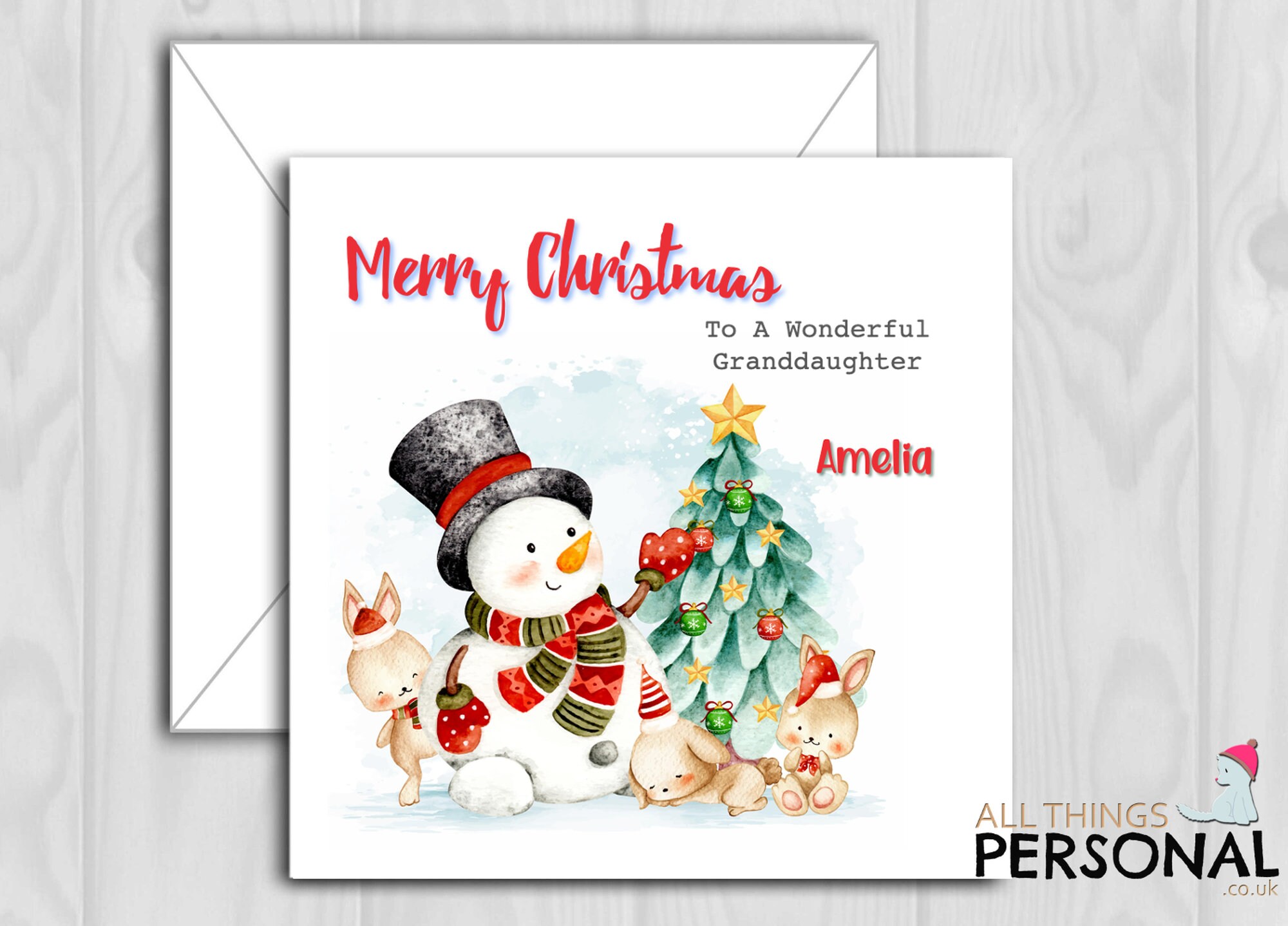 Caja de Navidad personalizada con forma de muñeco de nieve | RO Caja de Navidad personalizada con forma de muñeco de nieve | RO