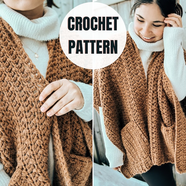 Golden Hour Cape | Crochet Garment Pattern | Crochet Poncho Pattern | Beginner-Friendly Crochet Cape Pattern