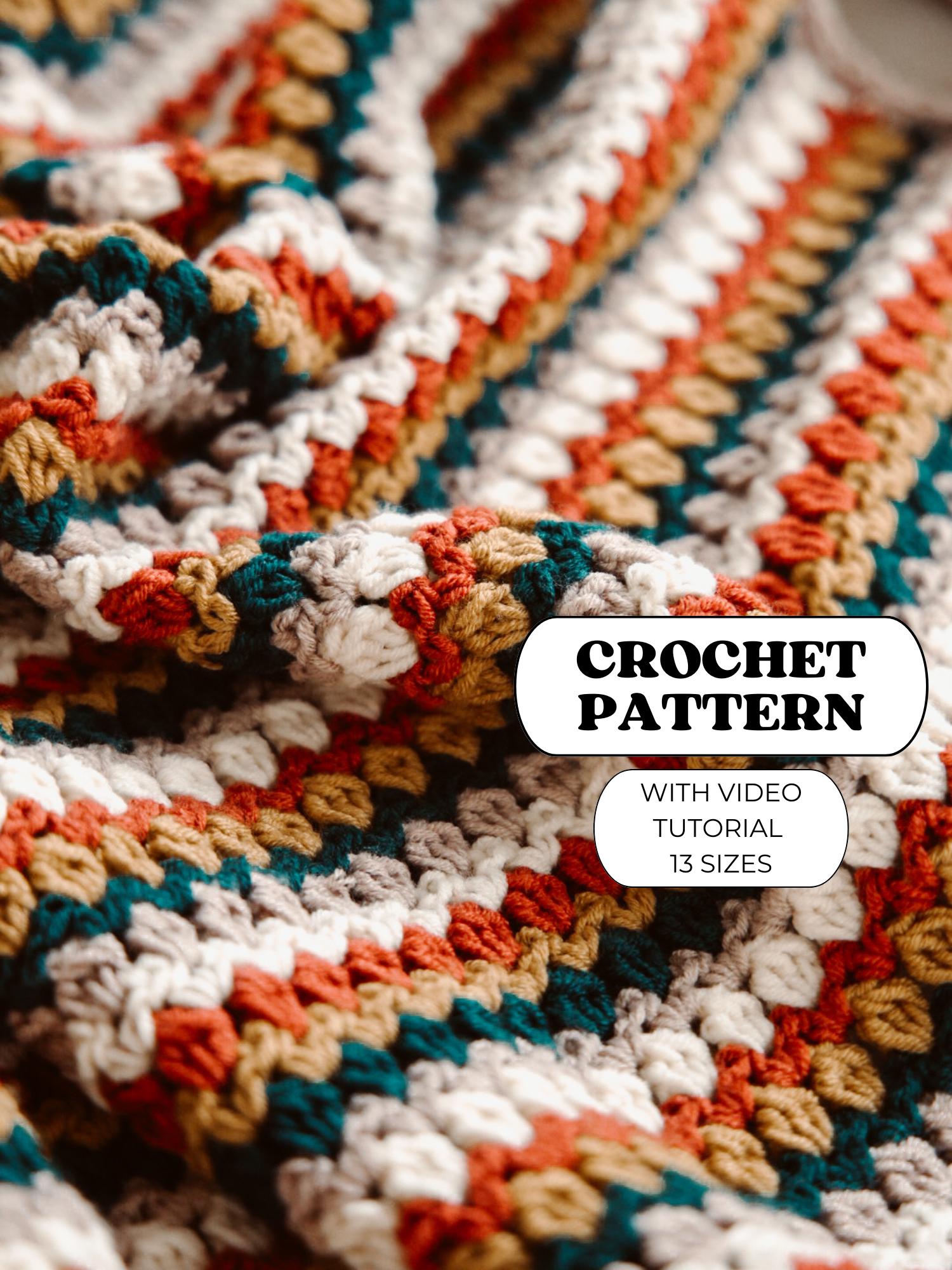 70s Crochet Blanket - Etsy