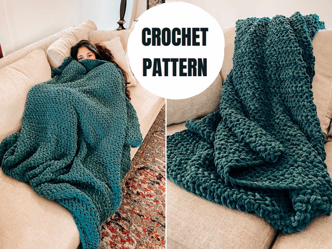 Crochet Pattern Diy Knitted Weighted Blanket Knit How To Make A