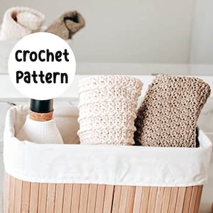 Crochet Dish/Hand Towels, PDF Pattern ONLY, Beginner Friendly Pattern with Crochet Diagram Included