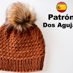 Patrón Dos Agujas | Gorro Crossover e Rabo de Cavalo | Patrão PDF