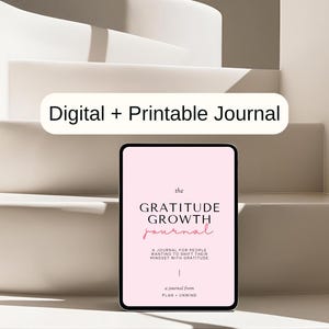 Gratitude Journal Digital + Printable