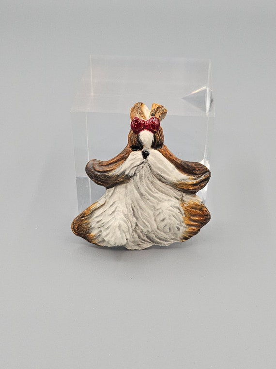 Shih Tzu in Motion - Dog Breed - Ceramic Handcraft