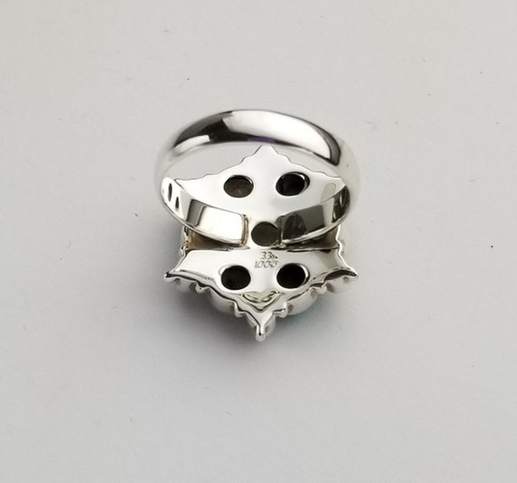 Nicky Butler Raj-Triangular Pattern Turquoise & S… - image 10