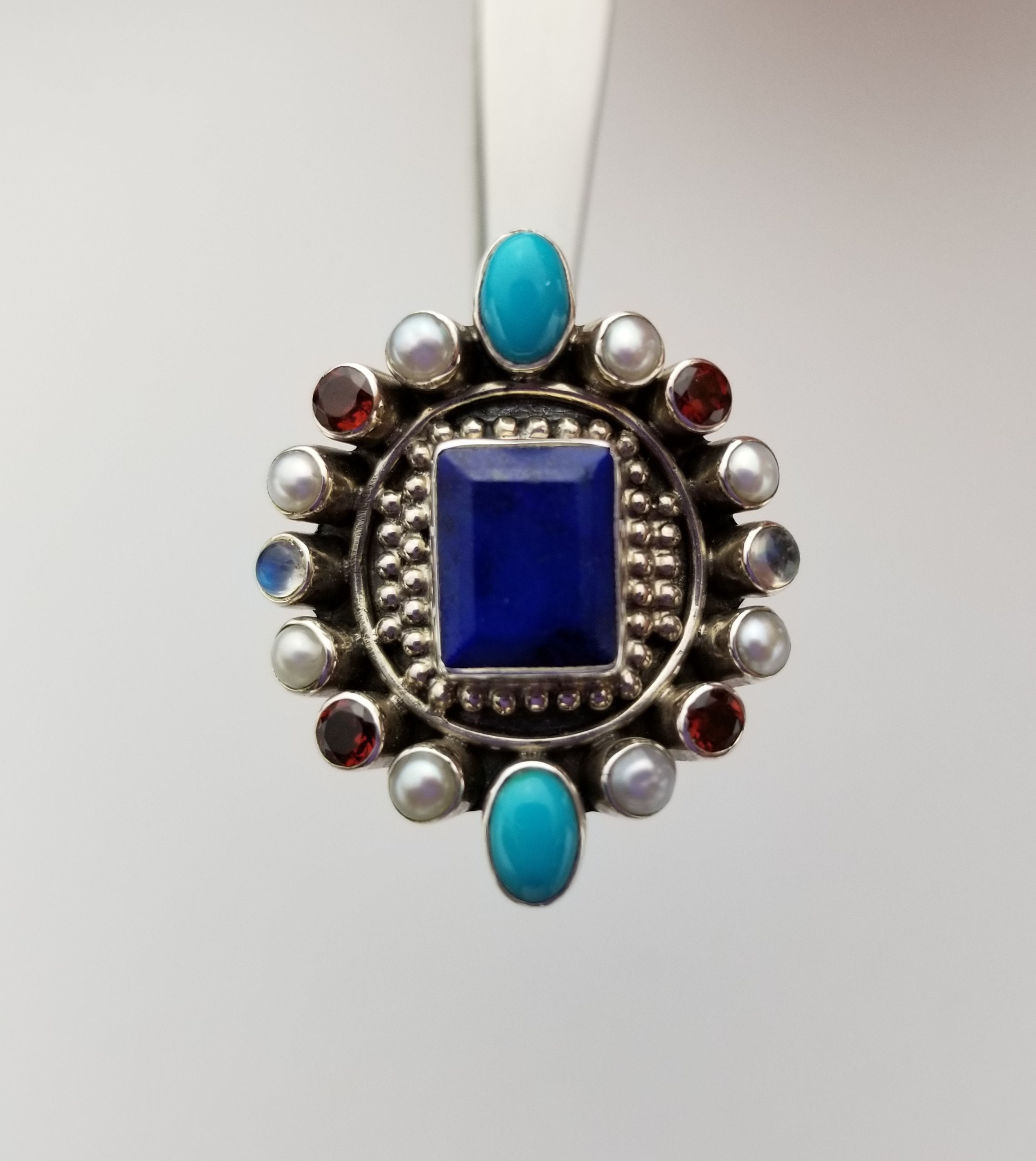 Nicky Butler Raj Collection Nicky Butler Raj - Lapis Lazuli & Turquoise Multi Gem -sterling Silver ...